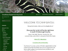 Tablet Screenshot of campbayou.org